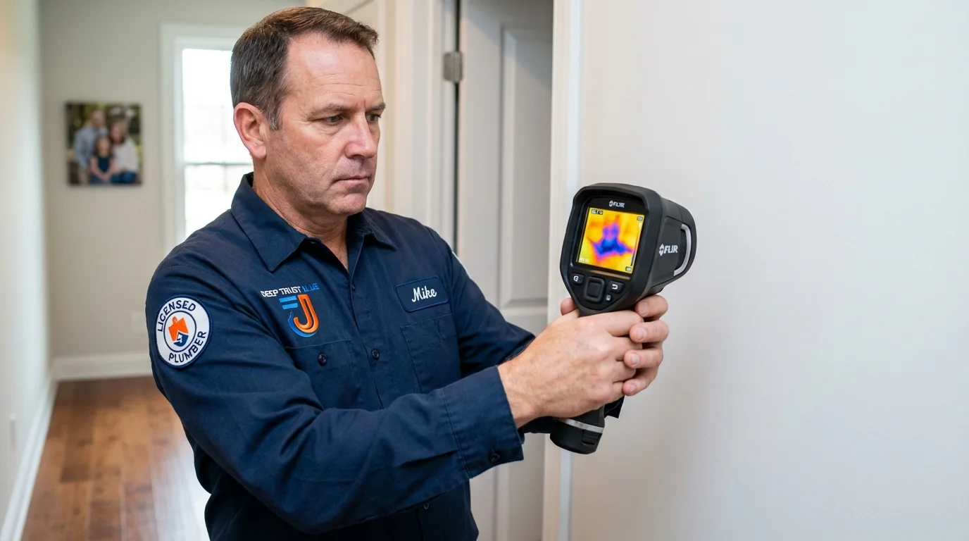 Thermal imaging leak detection by Johns Plumbing LLC in Page